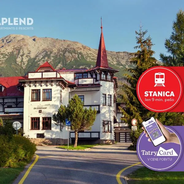 APLEND Villa Dr Szontagh Est 1876, hotel di Stary Smokovec