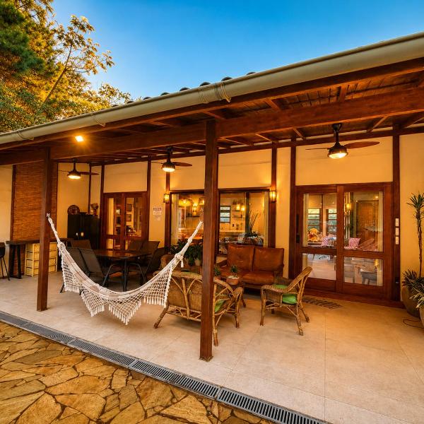 Casa Moderna e Espaçosa com Piscina e Lareira na Serra da Cantareira - Foto 5