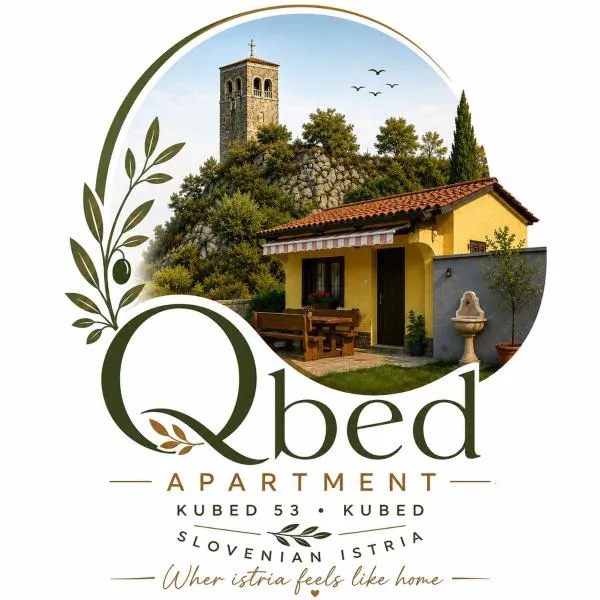 Apartma Qbed-Peaceful Retreat in Slovinan Istria, hotel in Gračišče