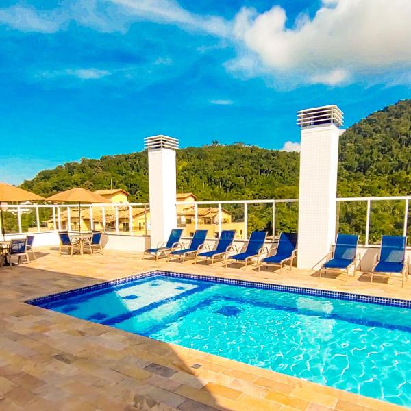 Apartamentos 300m Praia das Toninhas - vista para a serra do mar - Foto 4