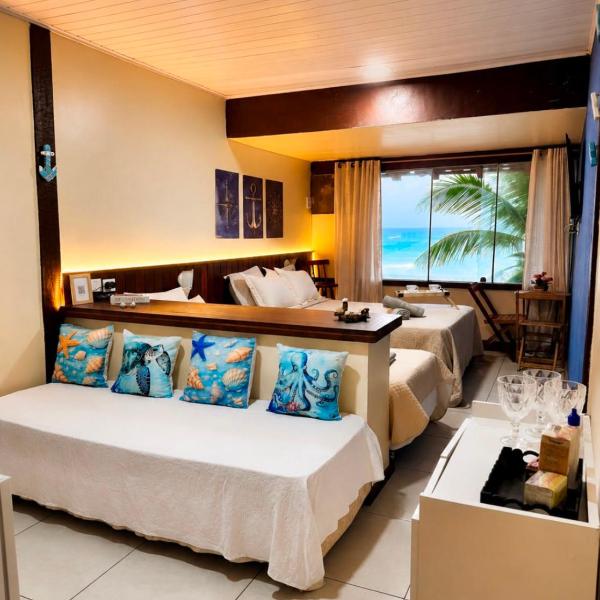 Flat Frente Mar com Piscina, Hidromassagem e Sauna - Foto 2