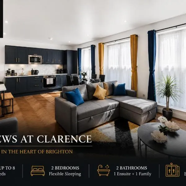 Luxury 2 Bed Apt Central Brighton The Lanes Sleeps 8, hotel in Brighton & Hove