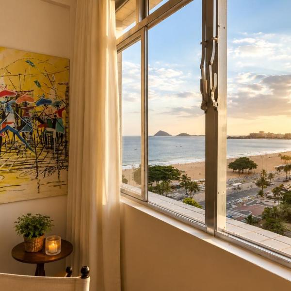 Vista incrível para o mar em Copacabana