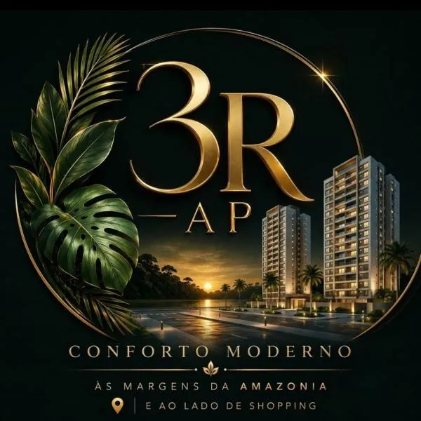 3R AP Conforto moderno às margens da Amazonia e ao lado de Shopping, hotel in Manaus