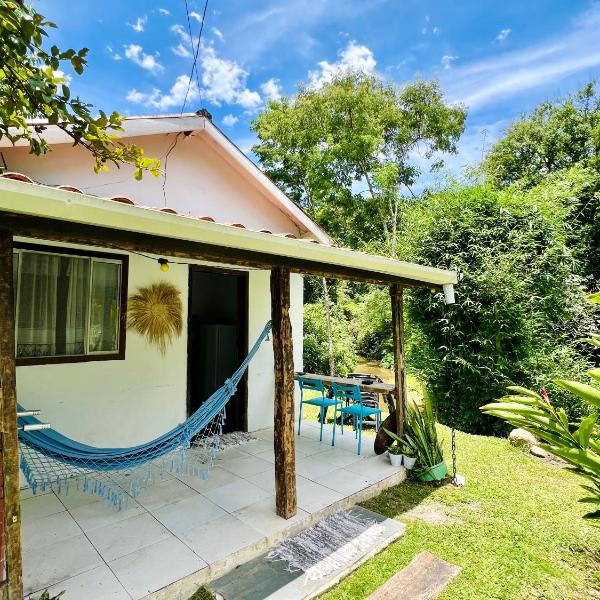 Villa Flambô - Cabana Banana, Rio Privativo, Ar e Churrasqueira