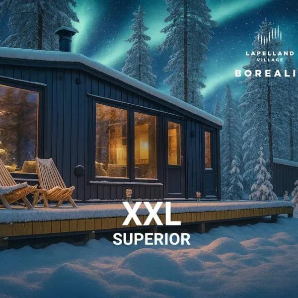 Borealis Village XXL |Sauna|WiFi|Ylläs|Aurora, hotell sihtkohas Äkäslompolo