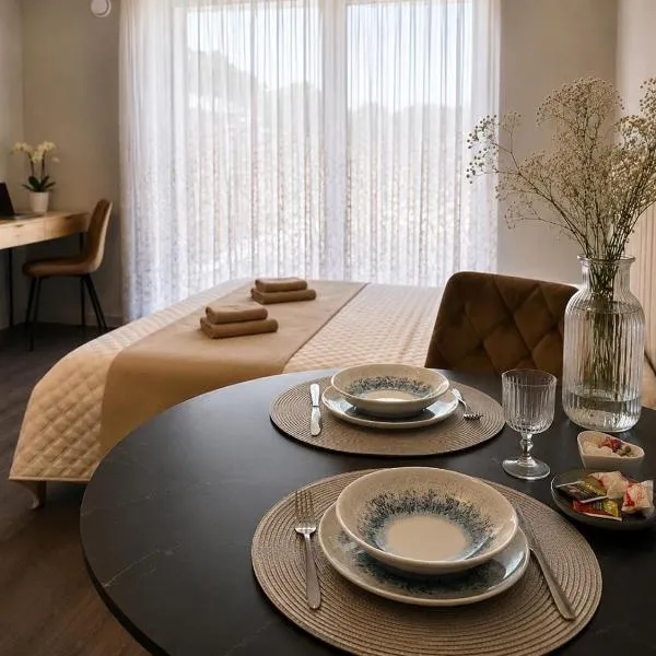"Harmony Stay Studio" Self check-in - Workspace - Parking - Coffee & tea- Suitable for business travel, hotel v destinácii Klaipėda