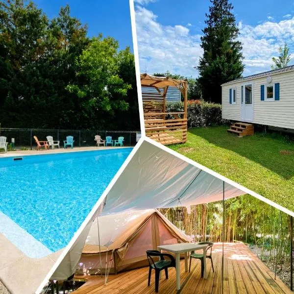 Camping les Avenières, hotel in Manthes