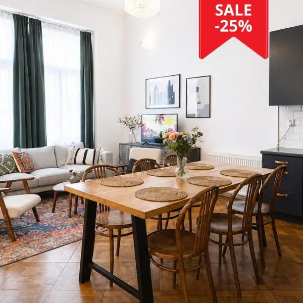 Luxury 105m Design Apartment in Vinohrady, hotel a Praga