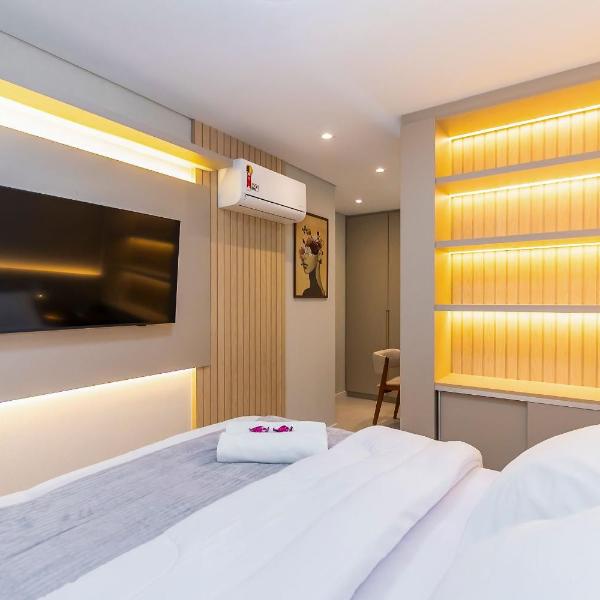 Ap de 1 quarto super completo c/ garagem - ARE0504
