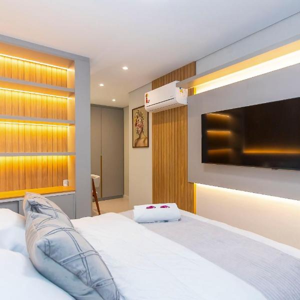 Ap de 1 quarto refinado com garagem - ARE0511
