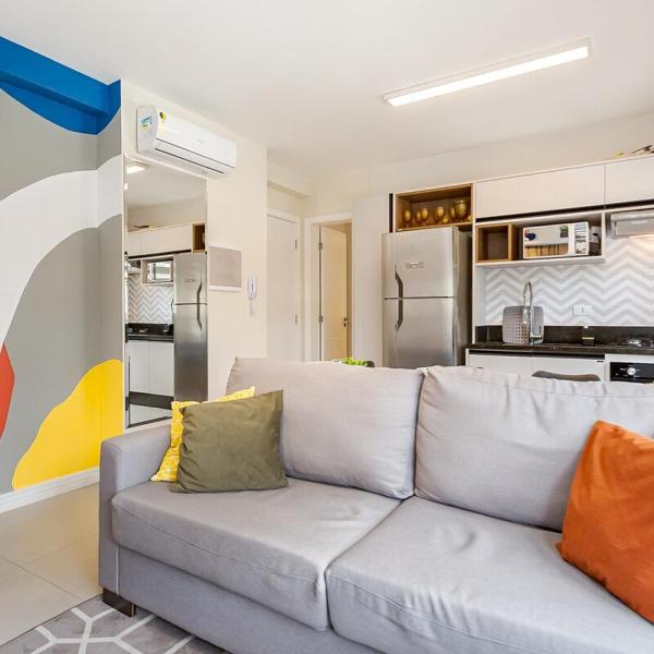 Apto com 2 Ar Cond, Forno e 01 Quarto - Foto 4