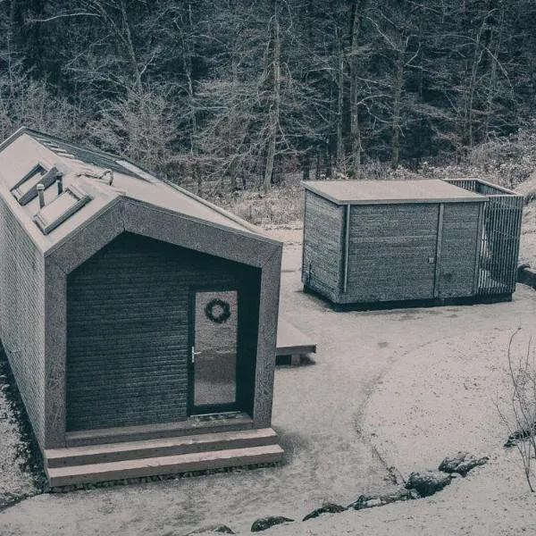 Cabin Westerwald Sauna, 5G Internet, E-Ladesäule, hotel in Niederdreisbach