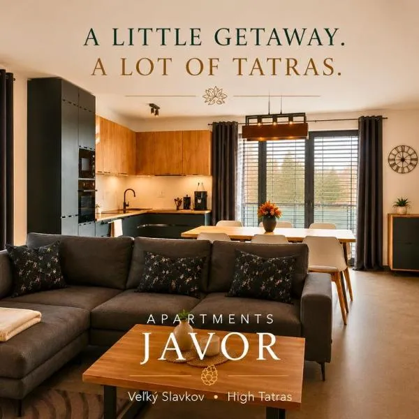 Apartments Javor, hotel in Veľký Slavkov