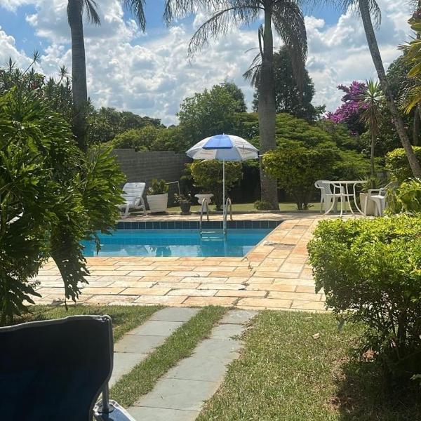 CHÁCARA MONTEIRO com Piscina Campo de Futebol Lareira Fogueira WiFi