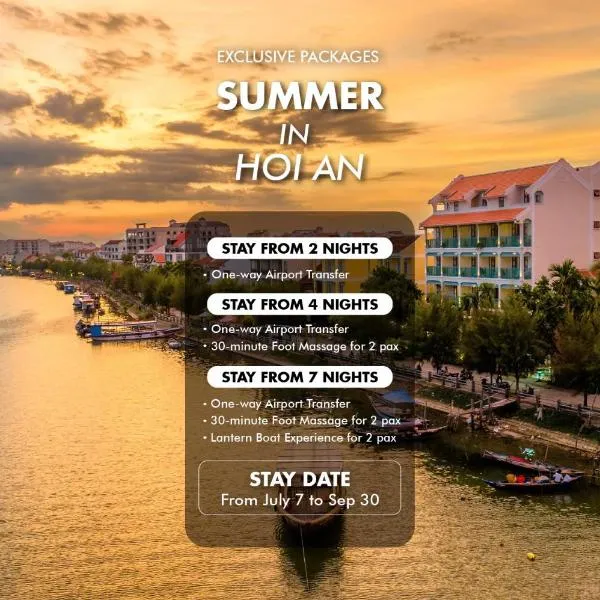 Lantana Riverside Hoi An Boutique Hotel & Spa, hotel in Hoi An