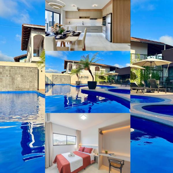 Apto completo c piscina Playground cozinha completa tudo isso a 9min do Beto Carrero a 600m da PRAIA