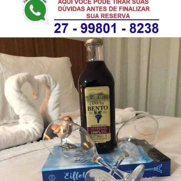 Magnífico APARTAMENTO de Charme - 3 quartos AR CONDICIONADOS SPLIT - Beira Mar, 2 banheiros, 2 Vagas Garagem, 4 Varandas, 2 Elevadores, Redes para Descanso, Wi-Fi, Air Fryer, Disney Plus, HBO Max, Cadeiras de Praia e Caixa Térmica, hotel in Guarapari