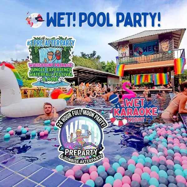 WET Pool Party Haad Rin, hotel v destinácii Haad Rin