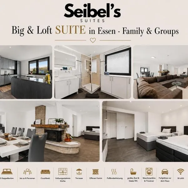 Seibel's SUITES - Big & Luxury Loft - For Family & Groups, hotel in Essen