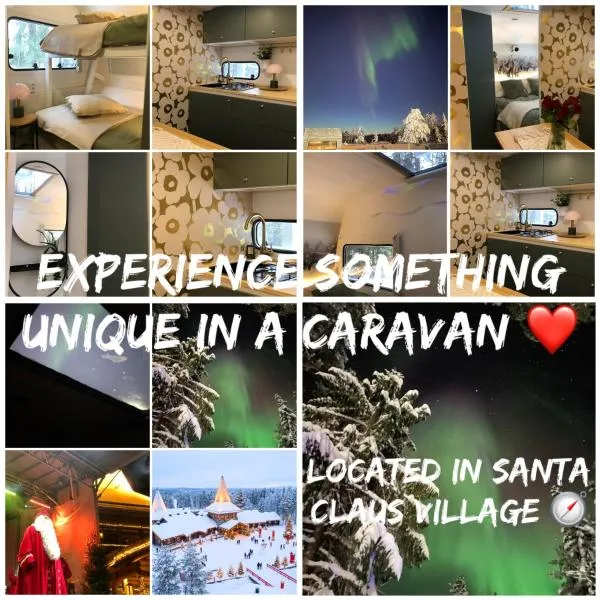 Santa Village northern lights box, hotell Rovaniemis
