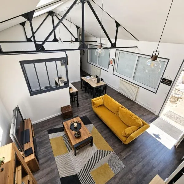 Vierzon में, होटल Loft Relais Cœur de France climatisé - 3ch - 2SDB