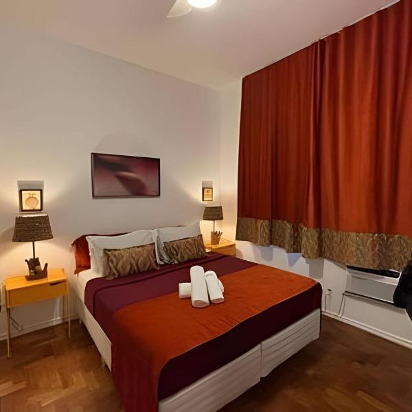 Moderno apartamento em Copacabana: 3 min da praia