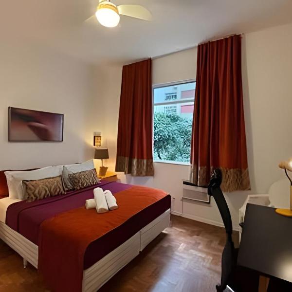 Moderno apartamento em Copacabana: 3 min da praia