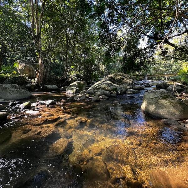 Sitio Sonho Meu com Cachoeira ao fundos