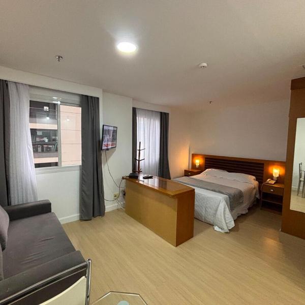Hotel Luxuoso Paulista Jardins com garagem ar piscina 310