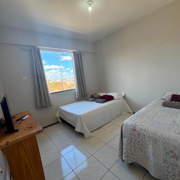 Apartamento Casal com Solteiro com Ar-condicionado Completo Próximo ao Centro, HRV e Convenções