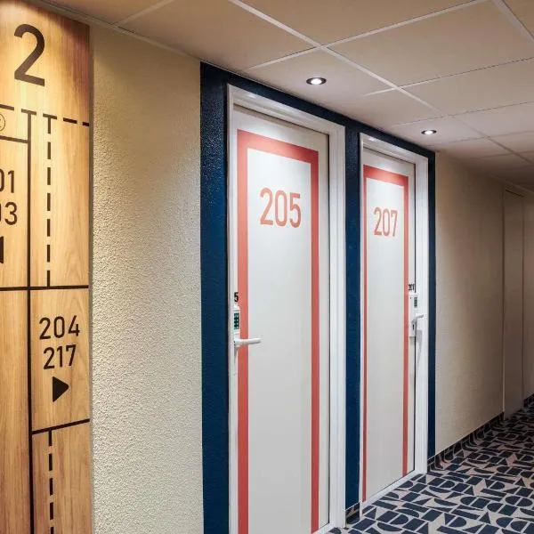 Hôtel Ibis Budget Nantes Ouest Atlantis Couëron, hotelli kohteessa Couëron