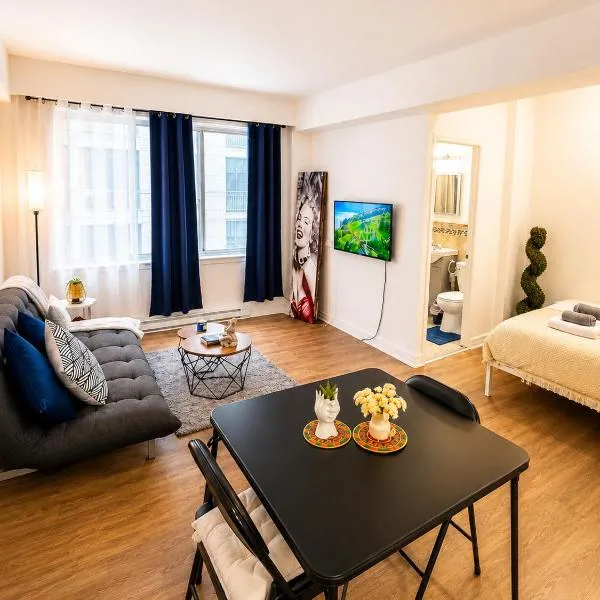 The Marlyn chic studio up 4 persons near subway, ξενοδοχείο στο Μόντρεαλ