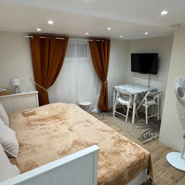 Studio cosy indépendant avec kitchenette et jardinet, proche Paris, hotel in Saint-Maur-des-Fossés