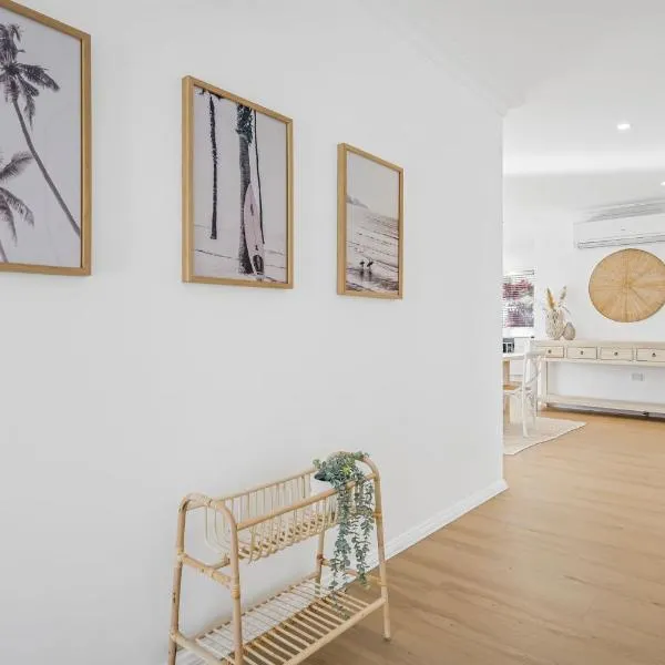 Immerse yourself in the essence of coastal living amidst the tranquil serenity of beachside bliss and nearby conveniences, hotel in Crescent Head