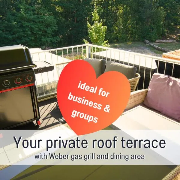 Baham-Apartment Nuernberg - including hot tub, sauna, massage chair, roof terrace, barbecue - metro 15 min, exhibition center 8 min walk, hotel em Nurembergue