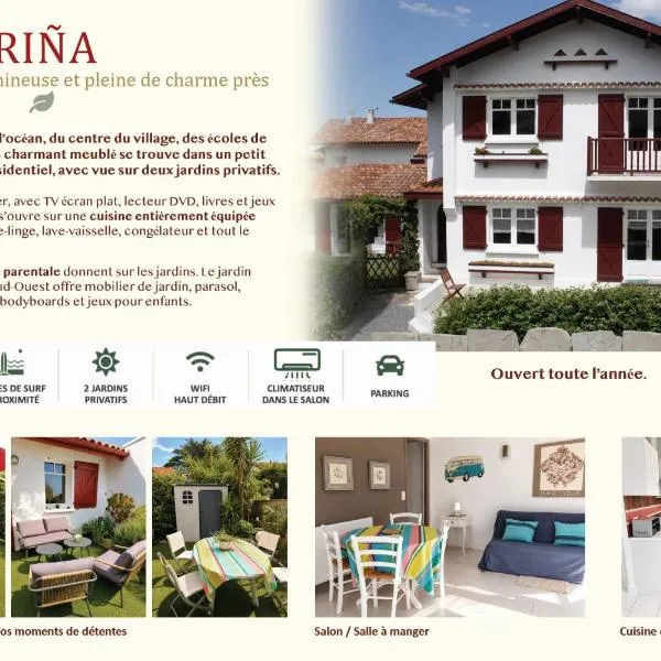 Pinpirinia min 3 nuits, hotel in Guéthary