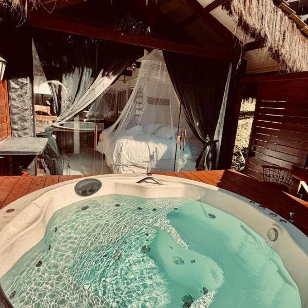 Bangalô Villa -Jacuzzi-Lareira-Dec Privativo