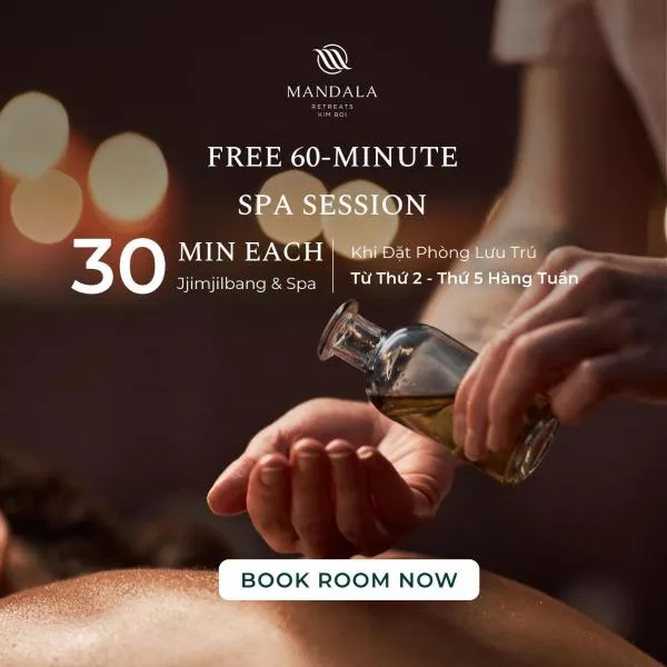 Mandala Retreats Kim Bôi, hotell i Hòa Bình