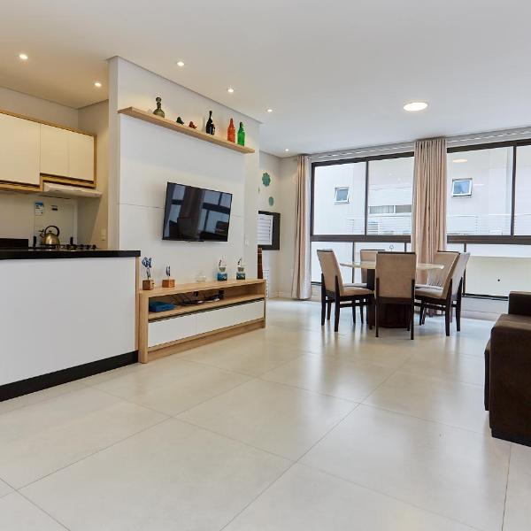 1086 Apartamento novo com 02 vagas de garagem À 100 metros da praia do centro de Bombinhas - Foto 4