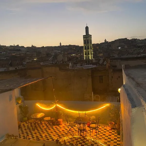 Fès में, होटल Riad La Mentha Panoramic Terrace in Fes Medina