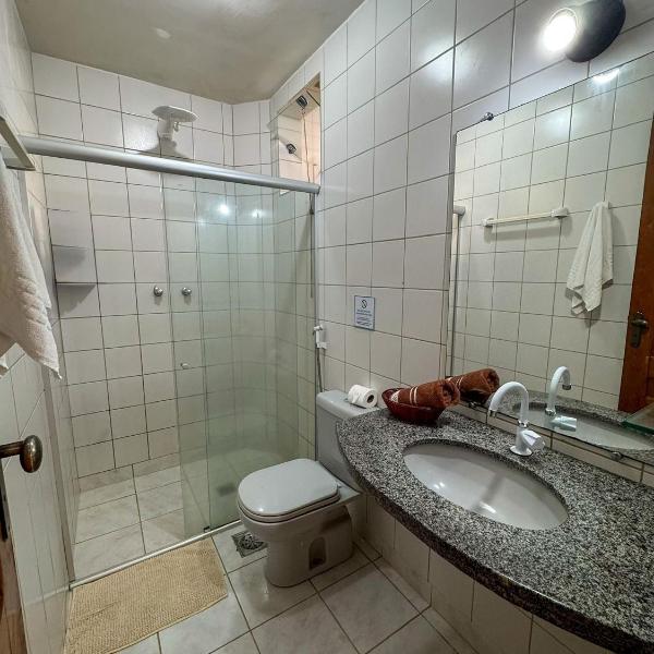 em frente à PRAIA; piscina; 1 quarto; WiFi; estacionamento 1 carro; até 5 pessoas - Foto 4