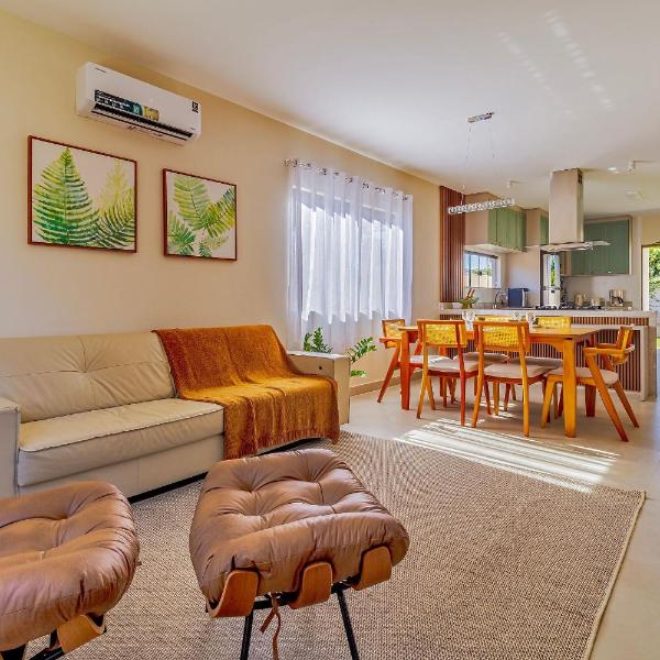 Casa ampla com churrasqueira e ar condicionado - Foto 4