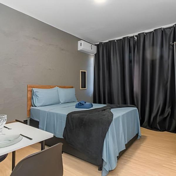 Studio bem localizado com vista livre e a/c - Foto 2