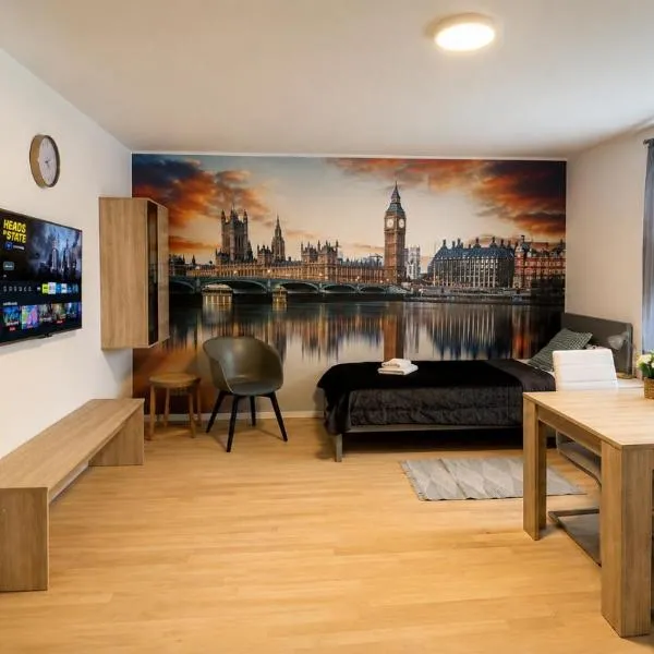 CityApartment für zwei, hótel í Mönchengladbach
