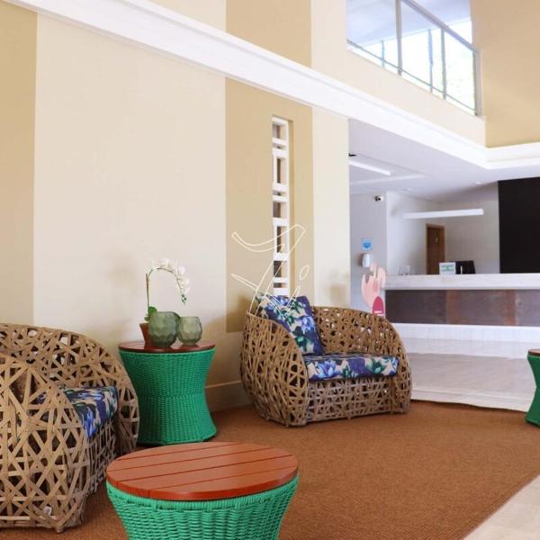 Seasonal apartment with access to the Rio de Águas Quentes