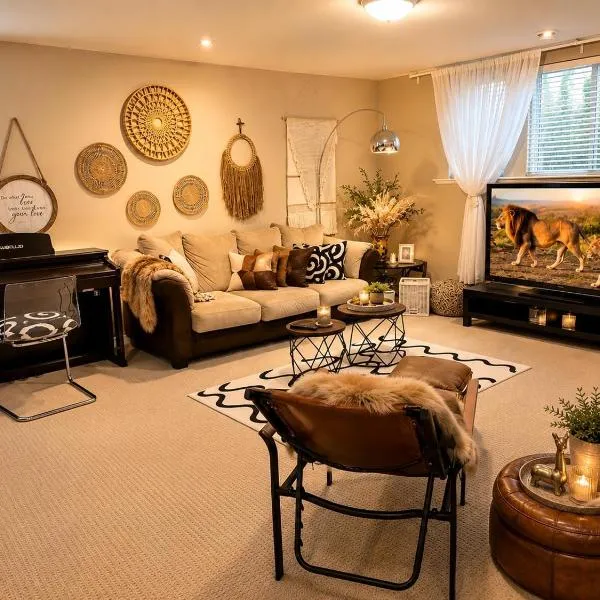 Langley में, होटल Scorpio House Langley - Semi-basement Suite