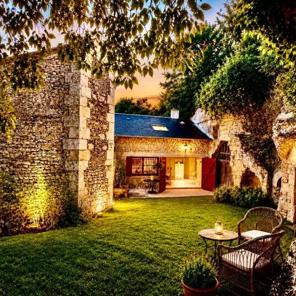 Charming Cave House Le Lys Near Beauval & Châteaux, hotell i Chissay-en-Touraine