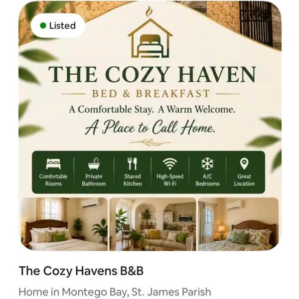 The Cozy Haven Bed and Breakfast, hotel a Montego Bay