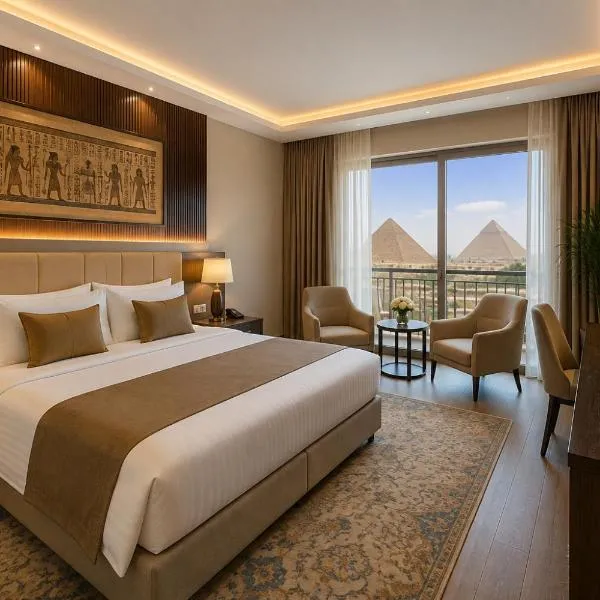 Pyramids Serenity View inn, hotell i Kairo